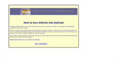 Desktop Screenshot of dotcash.com